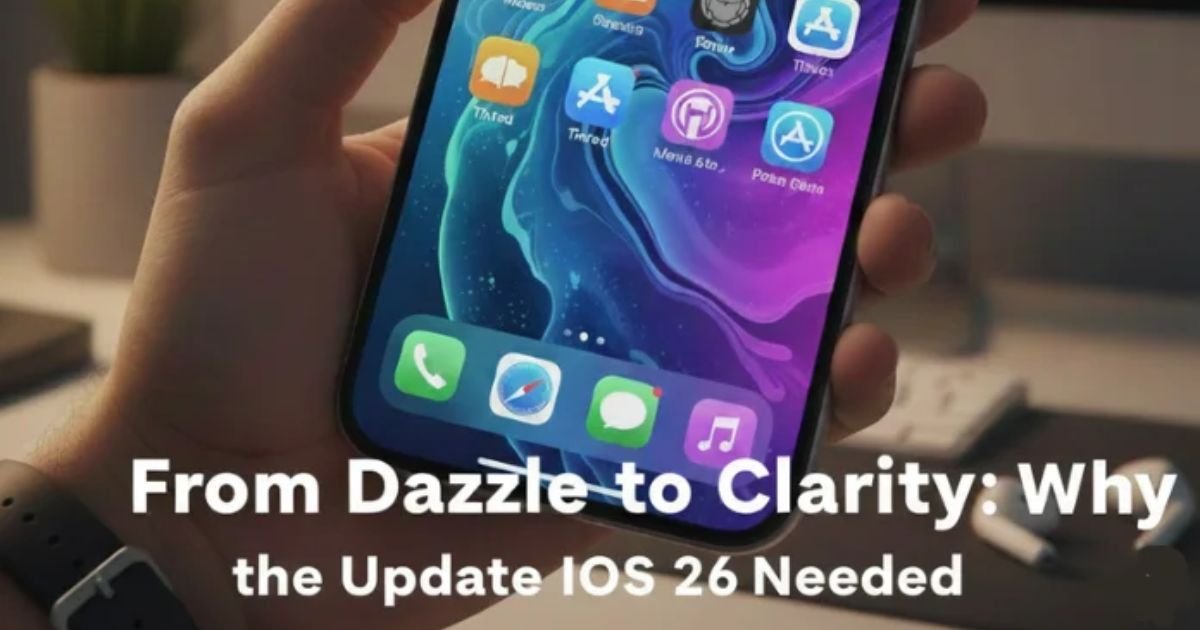 From Dazzle to Clarity: Why iOS 26.1 Is the Update iOS 26 Needed
