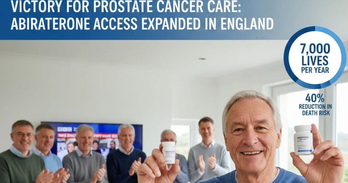 Victory for Prostate Cancer Care: Abiraterone Access Expanded in England