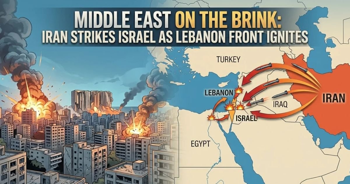 Middle East on the Brink: Iran Strikes Israel as Lebanon Front Ignites