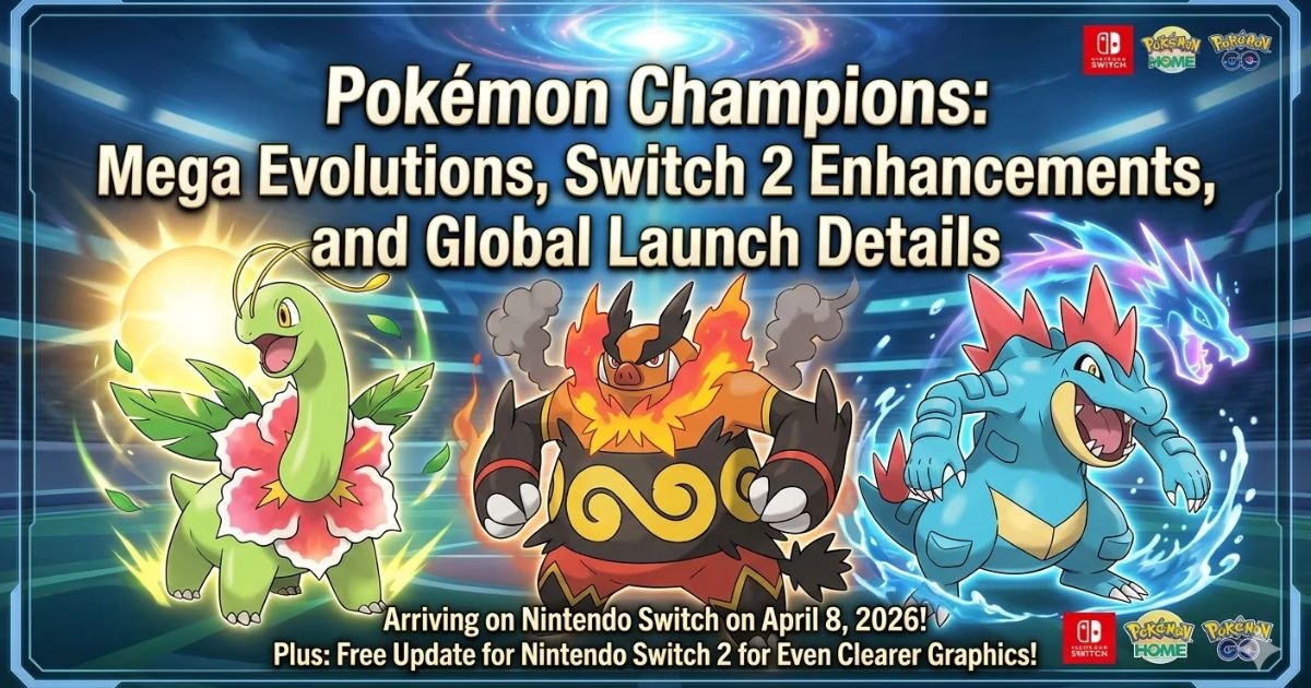 Pokémon Champions: Mega Evolutions, Switch 2 Enhancements, and Global Launch Details