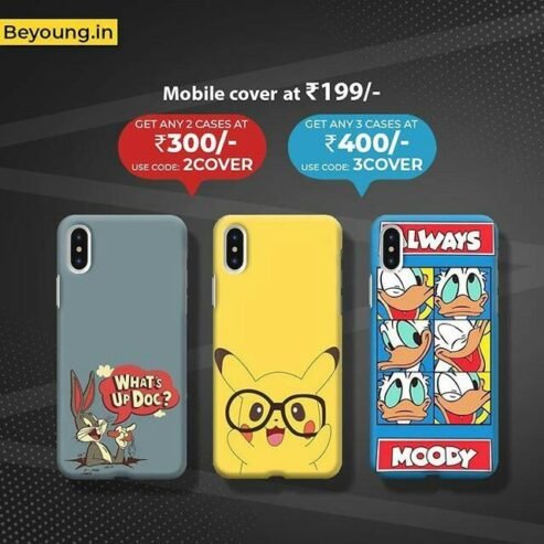 Online Shopping of T shirts and Mobile Cover at Beyoung