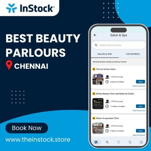 Finding the Best Beauty Parlours in Chennai at InStock !