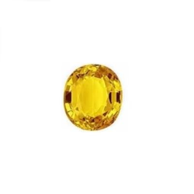 Yellow sapphire gemstone