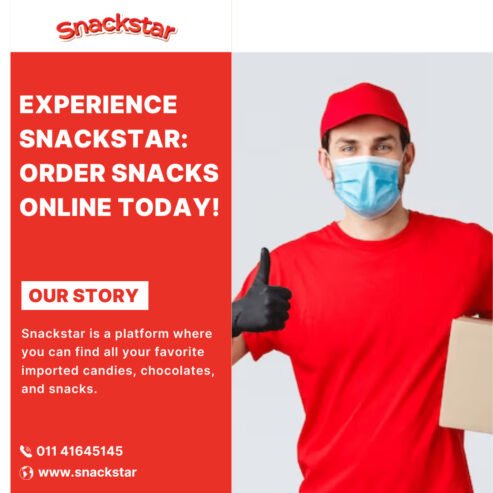 Experience Snackstar: Order Snacks Online Today!