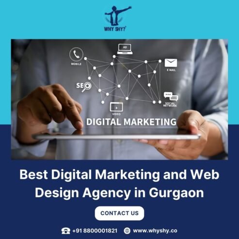 Best Digital Marketing and Web Design Agency in Gurgaon – Why Shy