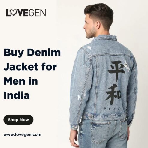 Buy Denim Jacket for Men in India – LOVEGEN