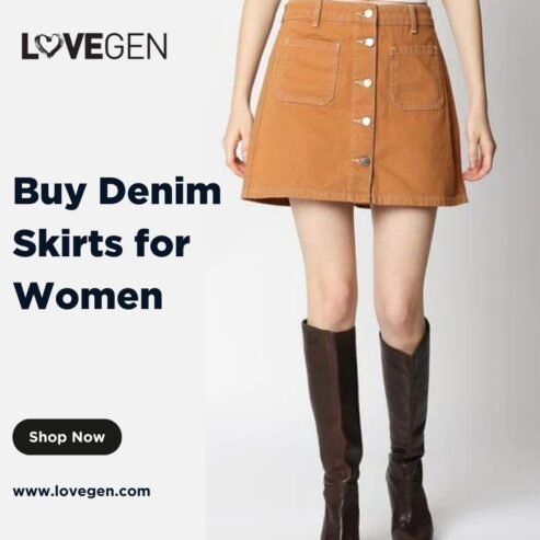 Buy Denim Skirts for Women in India – LOVEGEN