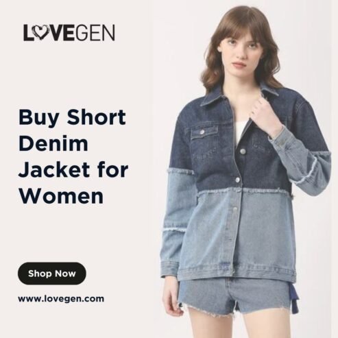 Buy Short Denim Jacket for Women at Best Price in India