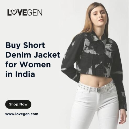 Buy Short Denim Jacket for Women in India – Lovegen