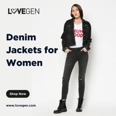 Buy Stylish Denim Jacket for Women Online – Lovegen