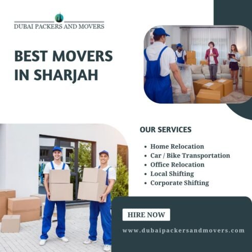 Best Movers in Sharjah – Dubai Packers and Movers