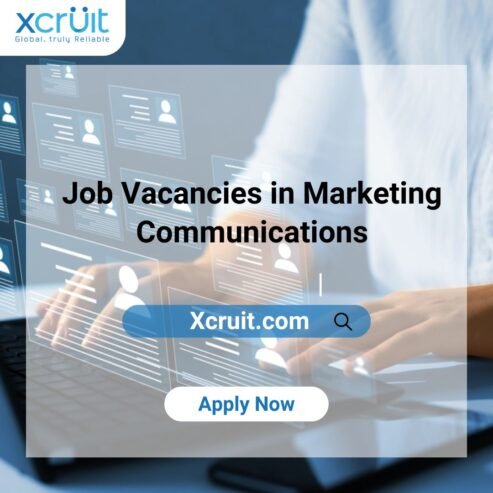 Find Job Vacancies in Marketing Communications at Xcruit