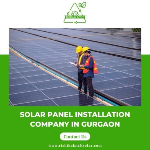 Solar Panel Installation Company in Gurgaon – Rishika Kraft Solar