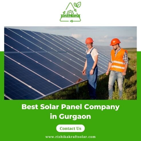 Best Solar Panel Company in Gurgaon – Rishika Kraft Solar