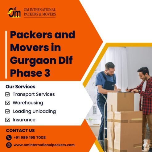 Trusted Packers and Movers in Gurgaon Dlf Phase 3