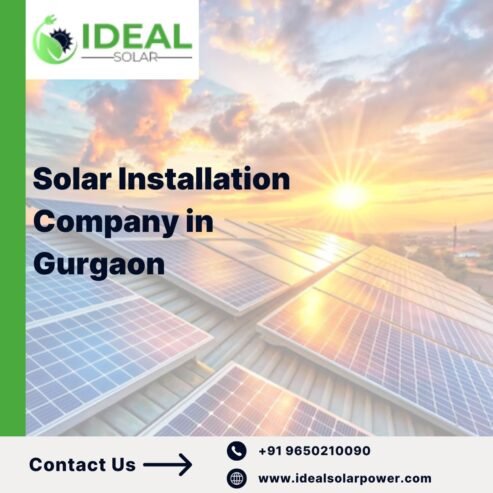 Solar Installation Company in Gurgaon- Ideal Solar Power
