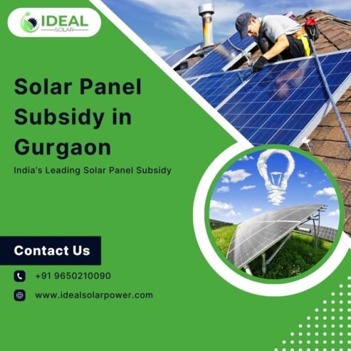 Solar Panel Subsidy in Gurgaon- Ideal Solar Power