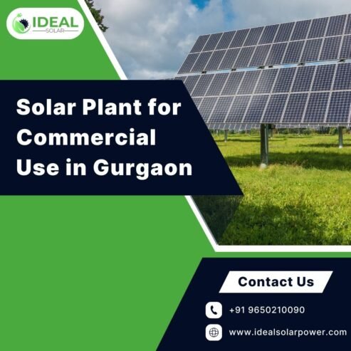 Solar Plant for Commercial Use in Gurgaon- Ideal Solar Power