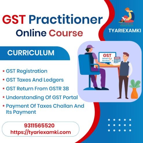 GST Practitioner Course Online | Tyariexamki