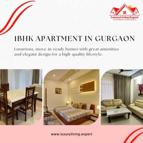 Elevate Your Living: Luxurious 1BHK Apartments in Gurgaon