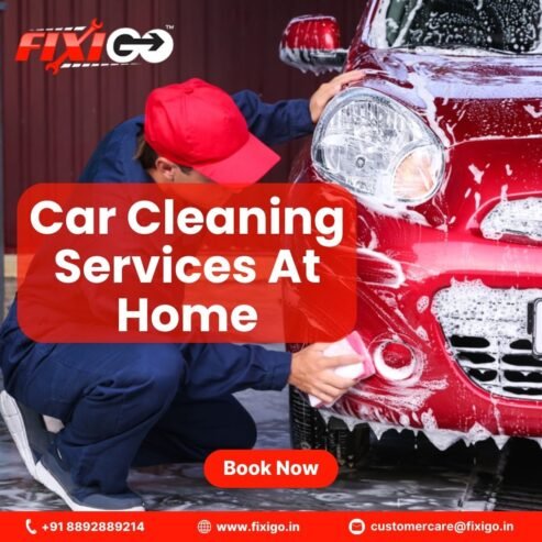 Best Car Cleaning Services at Home – FixiGo