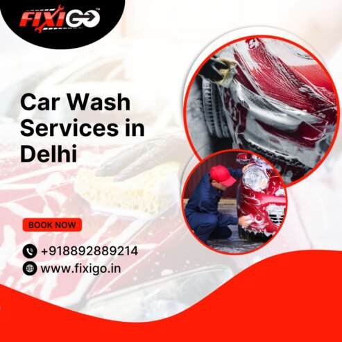 Professional Car Wash Services in Delhi