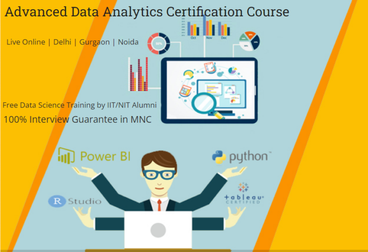 Best Data Analyst Course in Delhi, 110044. Best Online Live Data Analyst Training in Hyderabad by IIT Faculty , [ 100% Job in MNC] Independence Day Offer’24, Learn Excel, VBA, MIS, Tableau, Power BI, Python Data Science and KNIMI, Top Training Center in Delhi NCR – SLA Consultants India,