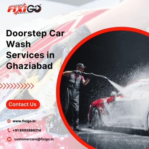 Doorstep Car Wash Services in Ghaziabad