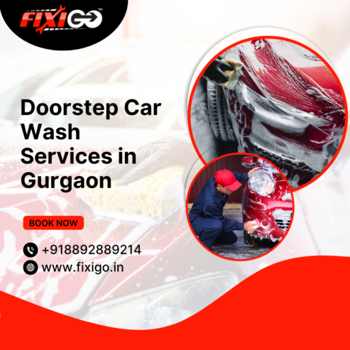 Doorstep Car Wash Services in Gurgaon