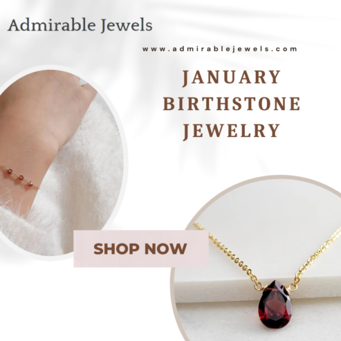 January birthstone jewelry: Discover the Beauty of Garnet