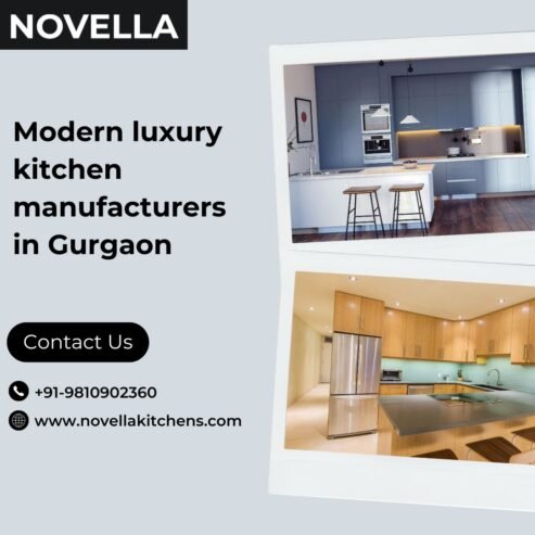 Modern luxury kitchen manufacturers in Gurgaon