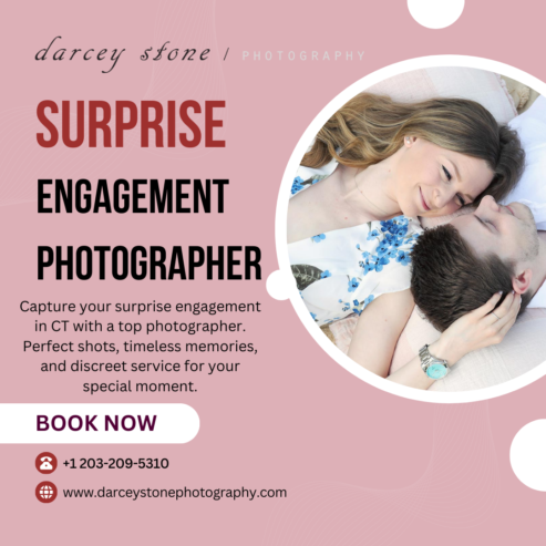 Connecticut Surprise Engagement Photographer: Expert in Capturing Hidden Moments