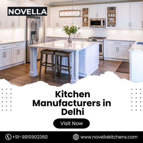 Stylish Custom Kitchens by Top Manufacturers in Delhi