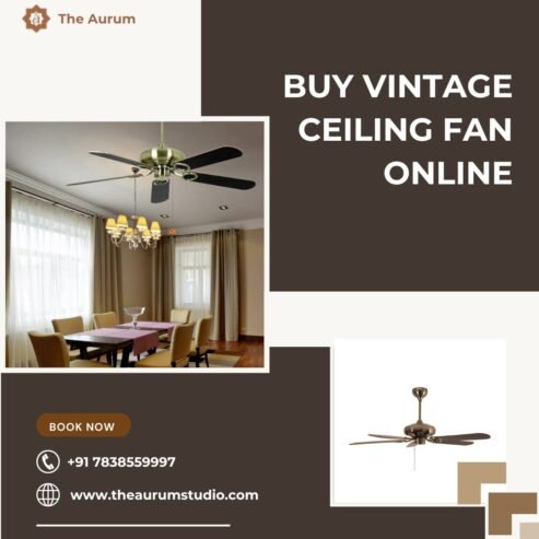 Buy Vintage Ceiling Fan Online