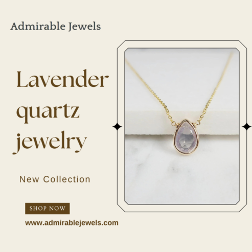 Lavender quartz jewelry |Perfect Gift for Every Occasion!