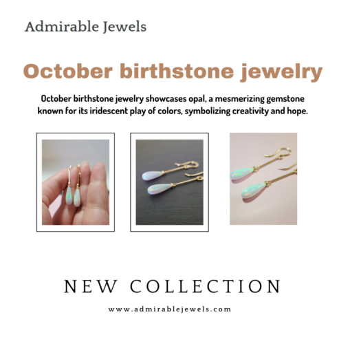 October birthstone jewelry | The Beauty of Opal and Tourmaline