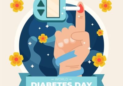 world-diabetes-day-illustration-with-finger-testing_23-2148664414