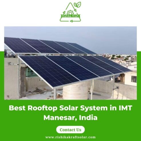 Best Rooftop Solar System in IMT Manesar, India | Rishika Kraft Solar