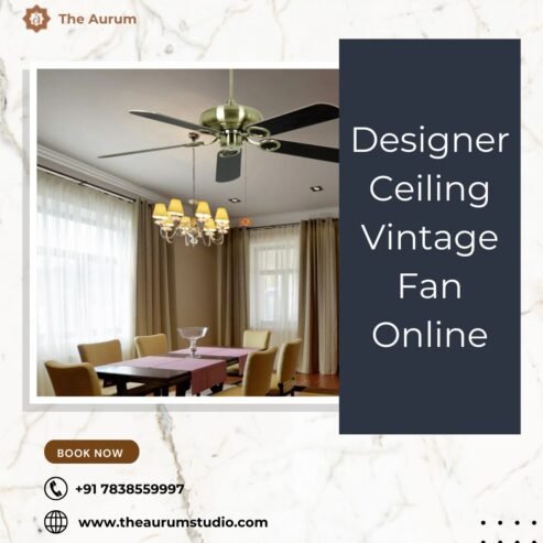 Buy Bedroom Designer Ceiling Vintage Fan Online