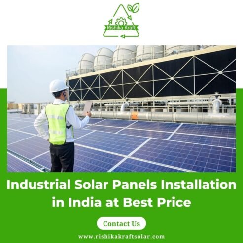 Industrial Solar Panels Installation in India at Best Price