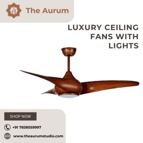 Luxury Ceiling Fans with Lights