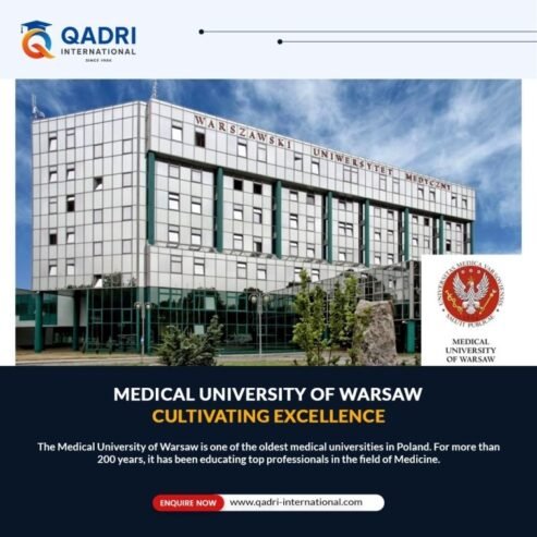 Study Medicine in Warsaw with Qadri International – Enroll at Medical University of Warsaw