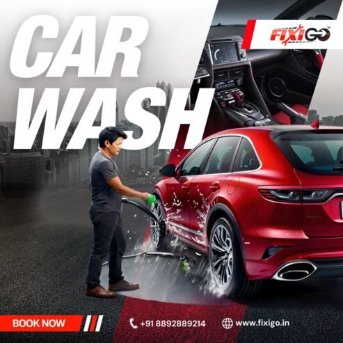 FixiGo Car Wash at Home – Convenience at Your Doorstep!