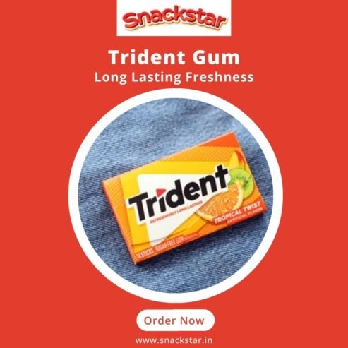 Get Your Trident Gum at Snackstar Today!