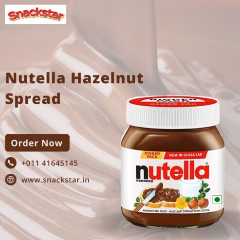 Indulge in Snackstar’s Nutella Hazelnut Spread