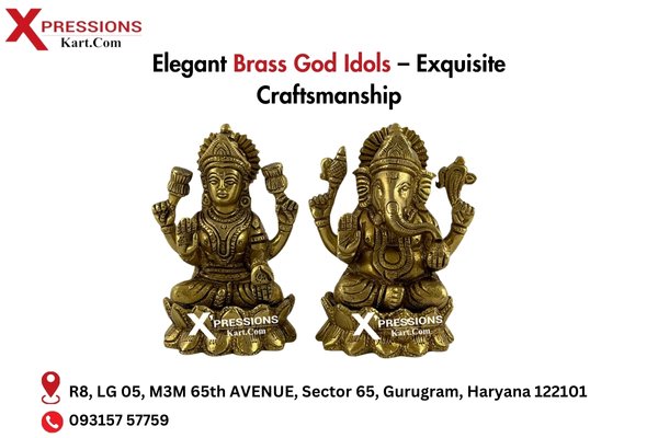 Elegant Brass God Idols – Exquisite Craftsmanship