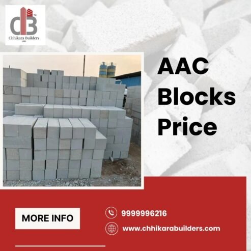 Affordable AAC Blocks Price for Quality Construction by Chhikara Builders