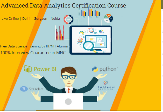 Job Guarantee Data Analyst Course in Delhi, SLA 110035.