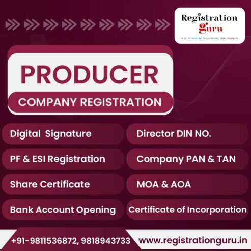 Producer Company Registration In India