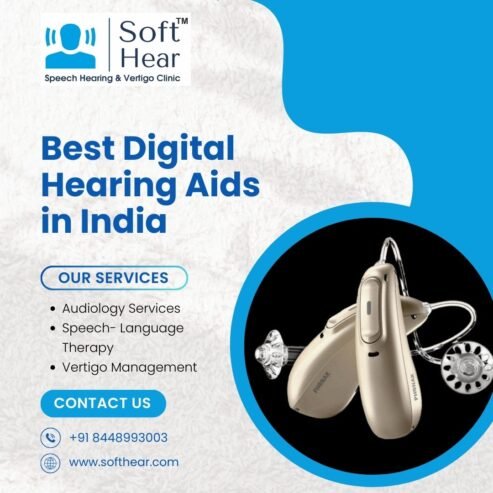 Find the Best Digital Hearing Aids in India – Expert Care at Soft Hear Clinic